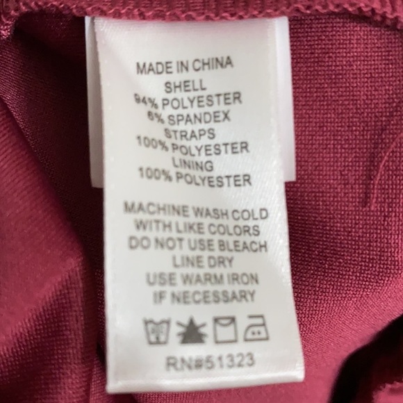 1. STATE Spaghetti Straps Sugar Plum Berry Ruffle Hem Mini Dress - Picture 7 of 8